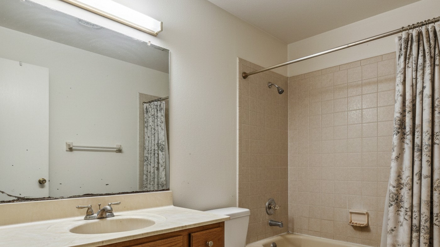 Before: Dated Bathroom – DFW Bathroom Remodel