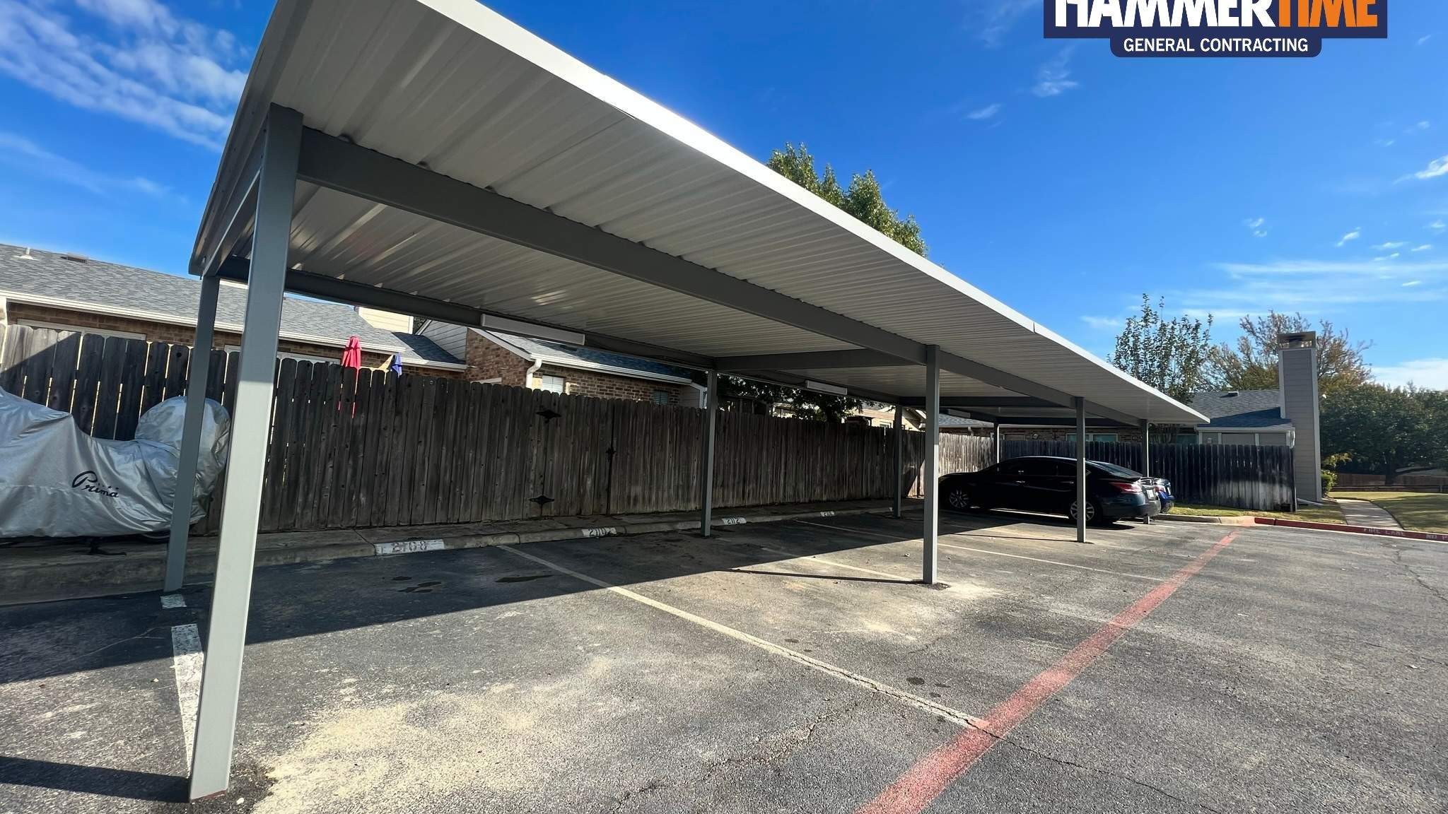 After: Custom Carport Build – Cottage Oak Lane, Colleyville, TX