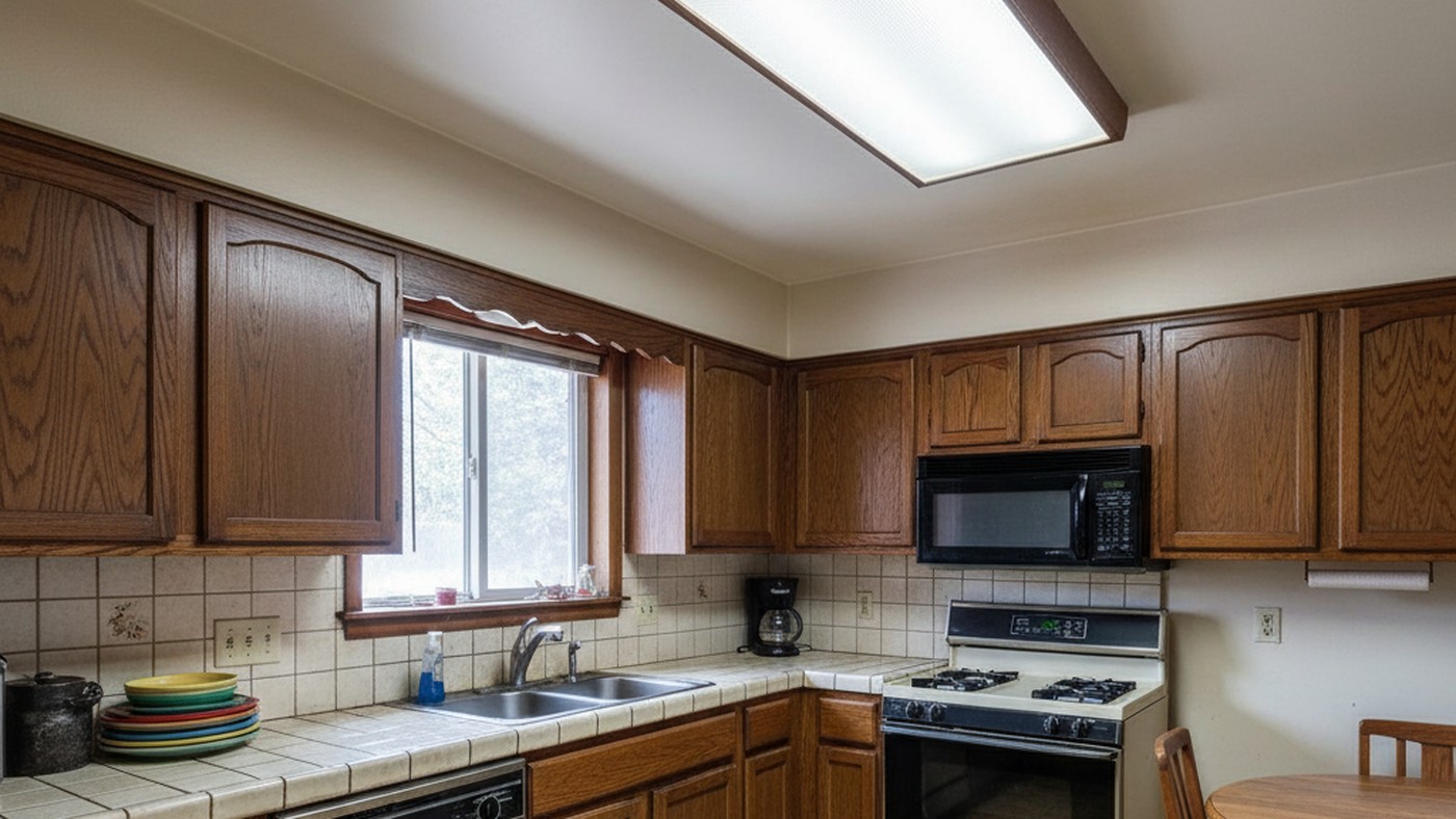 Before: Outdated Kitchen – DFW Kitchen Remodel